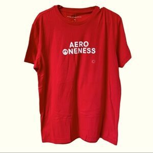 Men’s AéRopostale red tee.